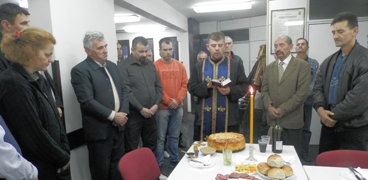 Osvećenje kolača na slavi SRS Nova Varoš