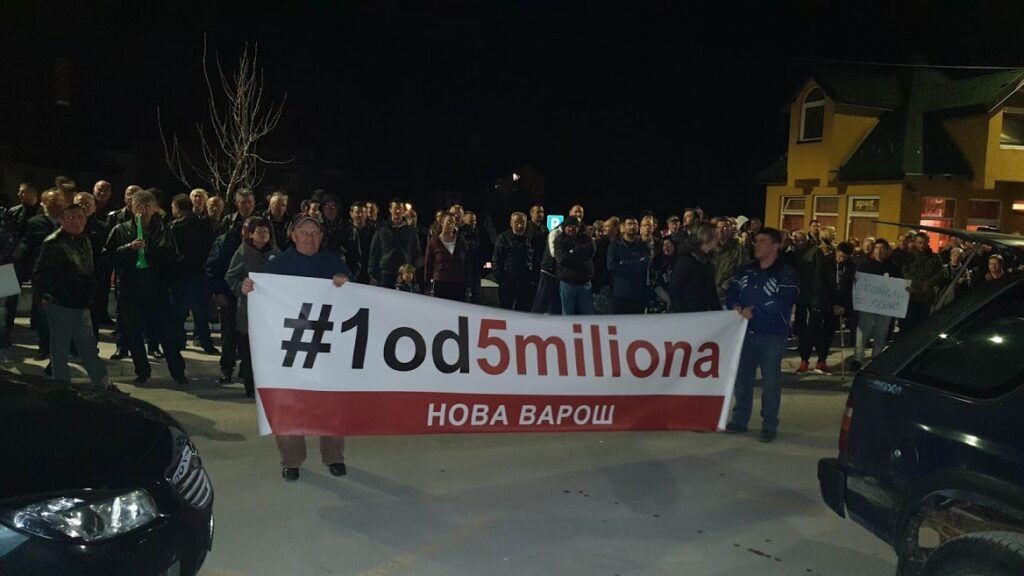 Други протесни скуп Један од пет милиона одржан у Новој Вароши