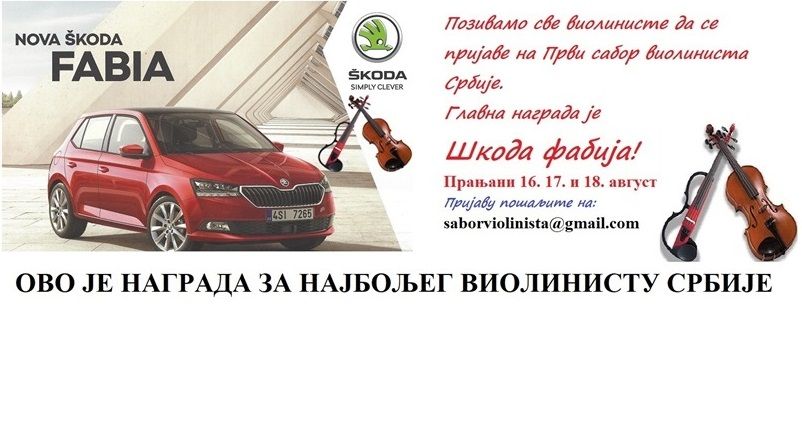 Violinisti - sabor- škoda