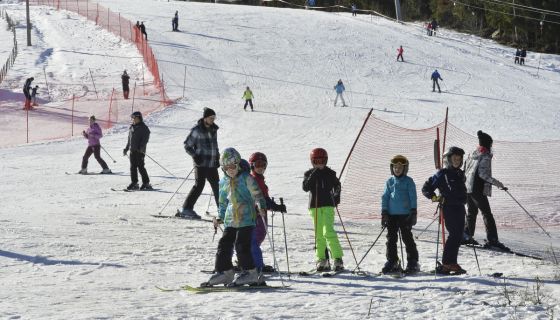 Skijanje na sunčanom Zlataru