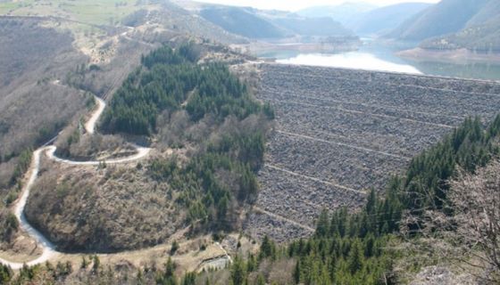 Брана ХЕ "Увац" на Растокама Фото Д. Гагричић