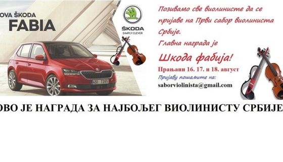 Violinisti - sabor- škoda