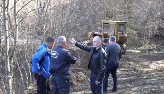 Пробијање пута у Прибојско село, Фото: Горан Рековић