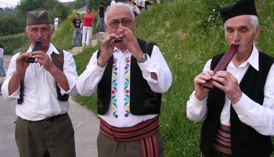 Двојнице чували од заборава - некадашњи свирачи на Сабору ( Фото: Д. Гагричић)
