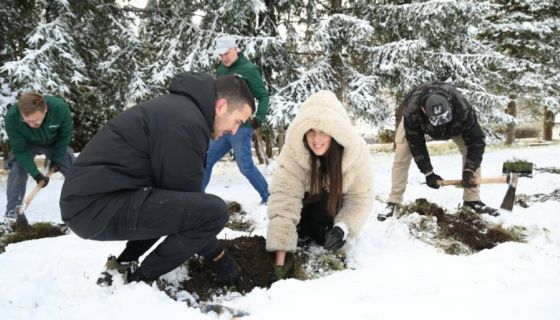 Тим љубитеља природе почео сађење првих садница (фото: Discover Serbiа)